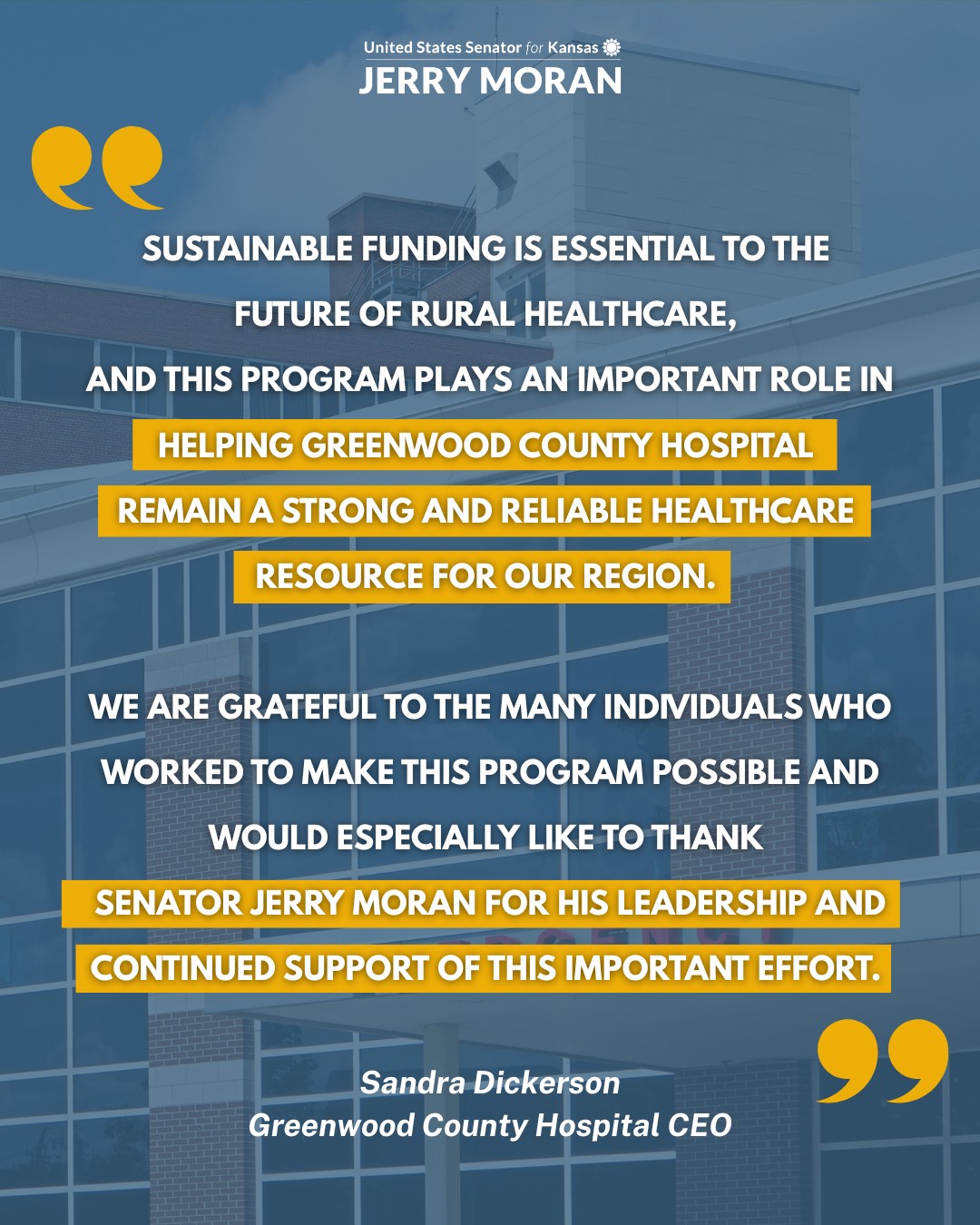 Greenwood County Hospital Quote Graphic