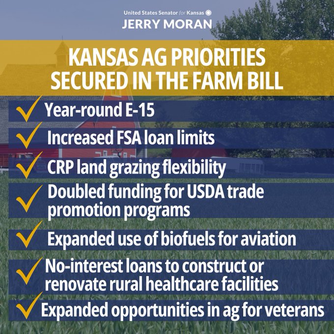 Kansas Ag Priorities Secured in the Farm Bill