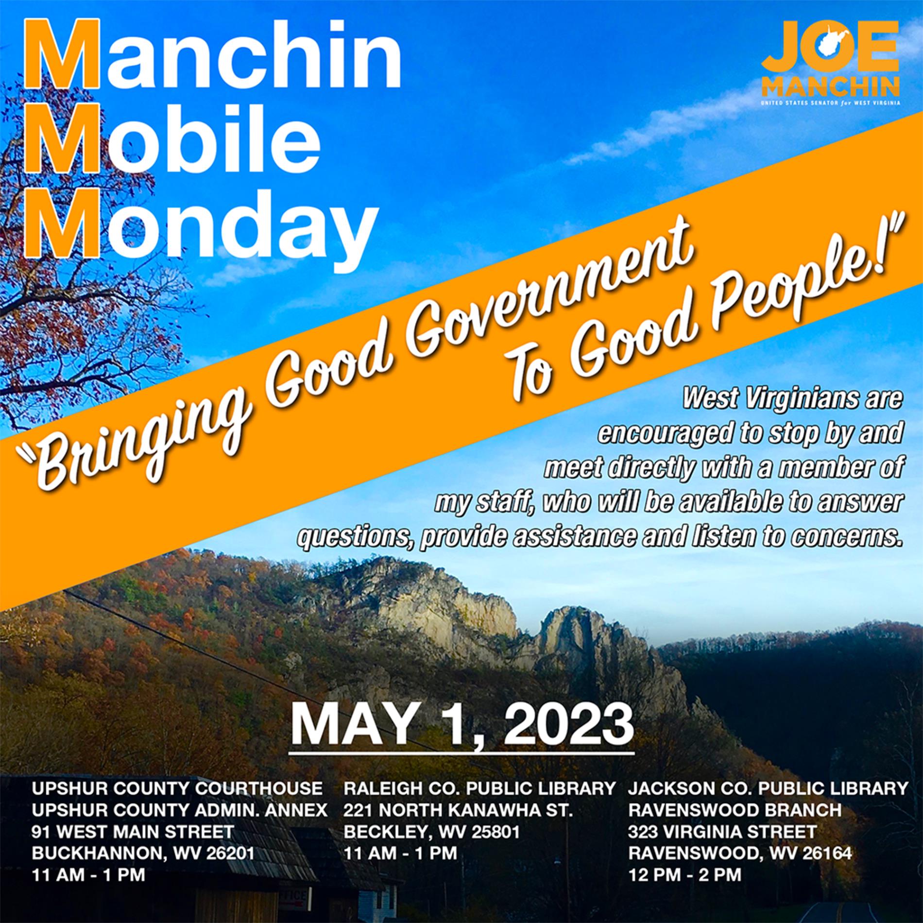 Manchin Mobile Mondays