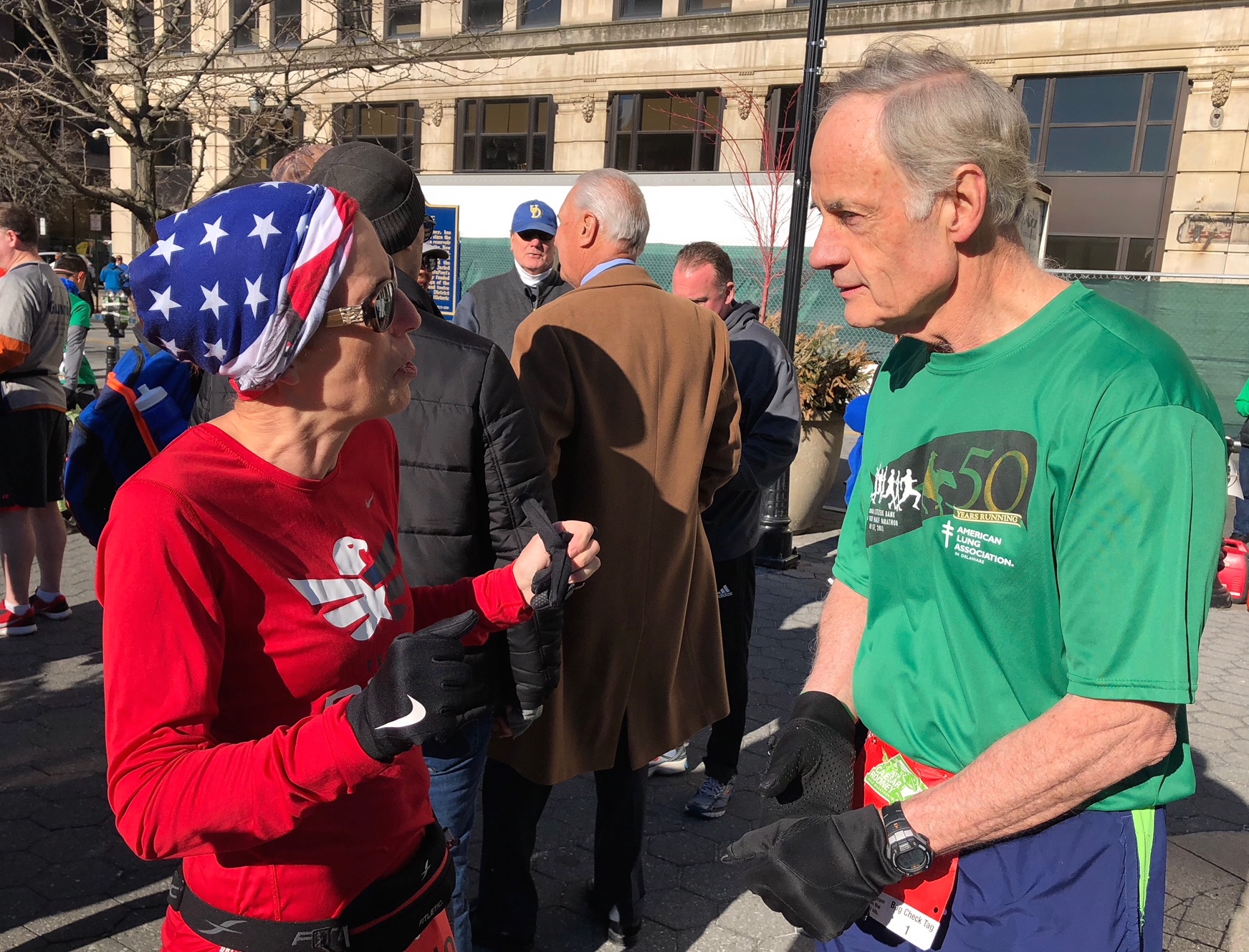 My 35th Caesar Rodney Half Marathon Senator Tom Carper